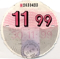19981130 ROAD TAX DISK